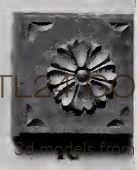 Розетки (ROSETTE_2281 -  | 3D model 3DSMAX / OBJ / STL) 3D модель для ЧПУ станка